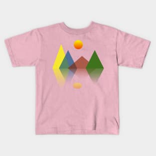 sun and mountains Kids T-Shirt